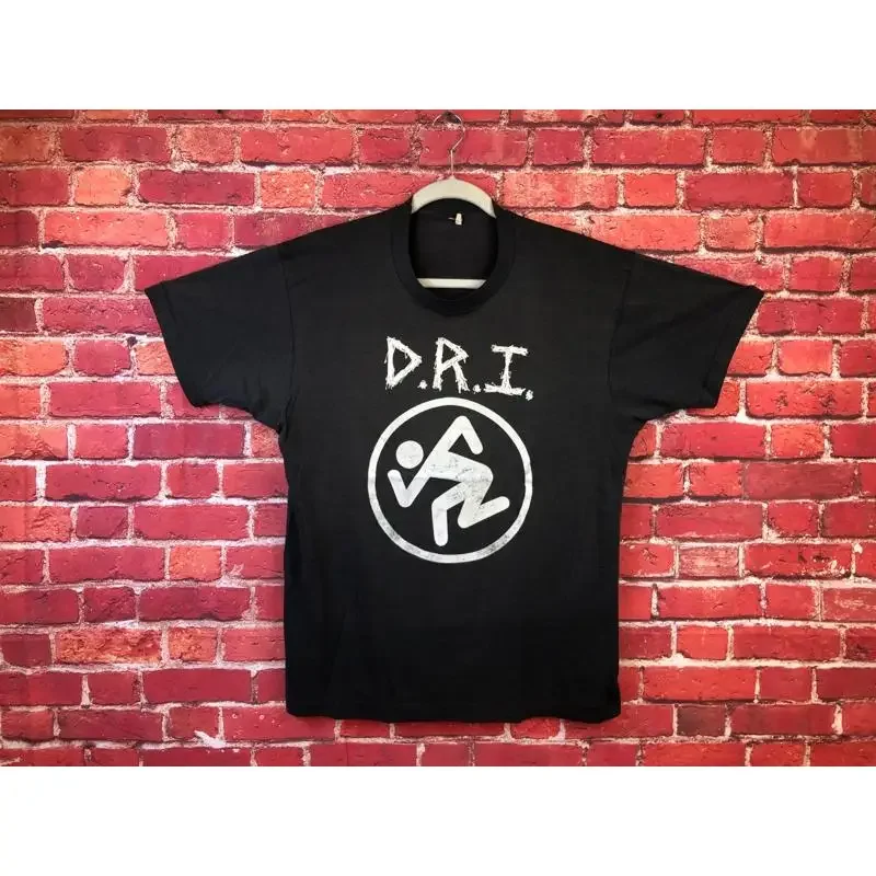 RARE Vintage 90's D.R.I. DIRTY ROTTEN IMBECILES T-SHIRT SHIRT Punk Rock Black L