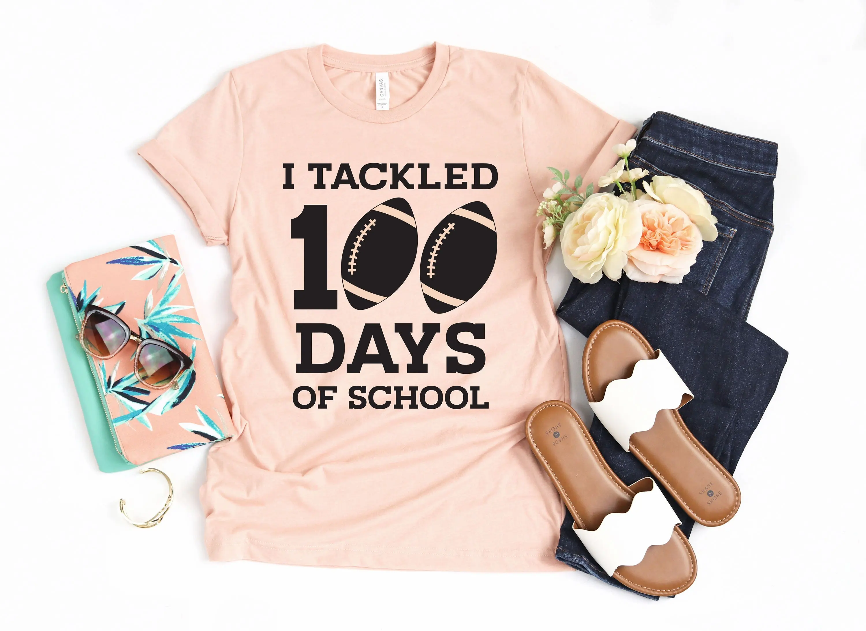 I Tackled 100 Days Of School T Shirt Boy 100Th Day Teacher Back To