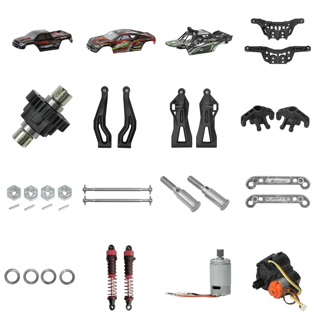 XLH XINLEHONG X9115-X9116-X9120 1/12 części zamienne do samochodów RC mechanizm różnicowy ramię wahadłowe wału napędowego miska kierownicy ramię