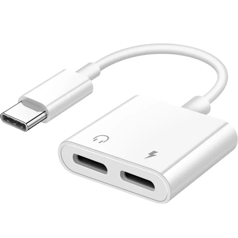 2 em 1 dupla usb divisor dac carga rápida tipo-c adaptador fonte de alimentação usb 3.0 externo para macbook celular android