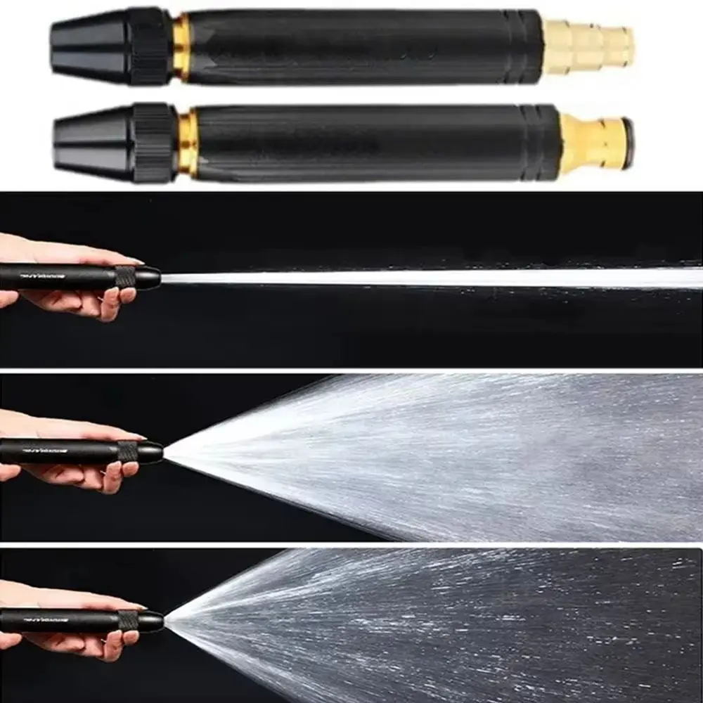 แบบพกพาล้างรถหัวฉีดปรับโดยตรงสเปรย์หัวฉีดสเปรย์โดยตรงน้ําหนักเบาแรงดันสูงสวนรดน้ําท่อ Home Use