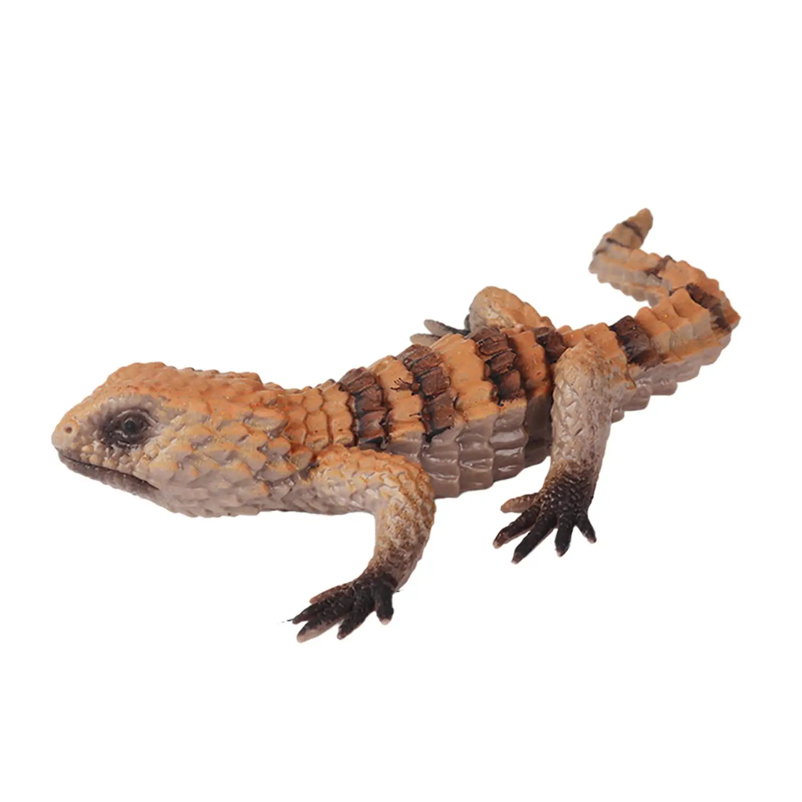 Mini hagedis dierenfiguur verzamelbaar handgeschilderd rubberen ornament voor slaapkamer kantoor feestdecoratie