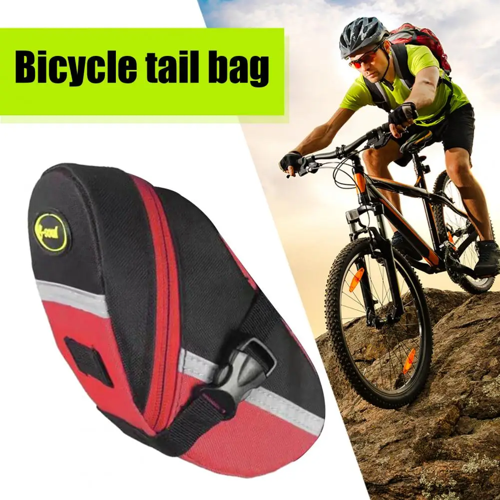 Zipper Closure Bicycle Saddle Bag Zipper Closure Cycling Bag High-density 600d Bicycle Saddle for A for Essentials for Bicycles