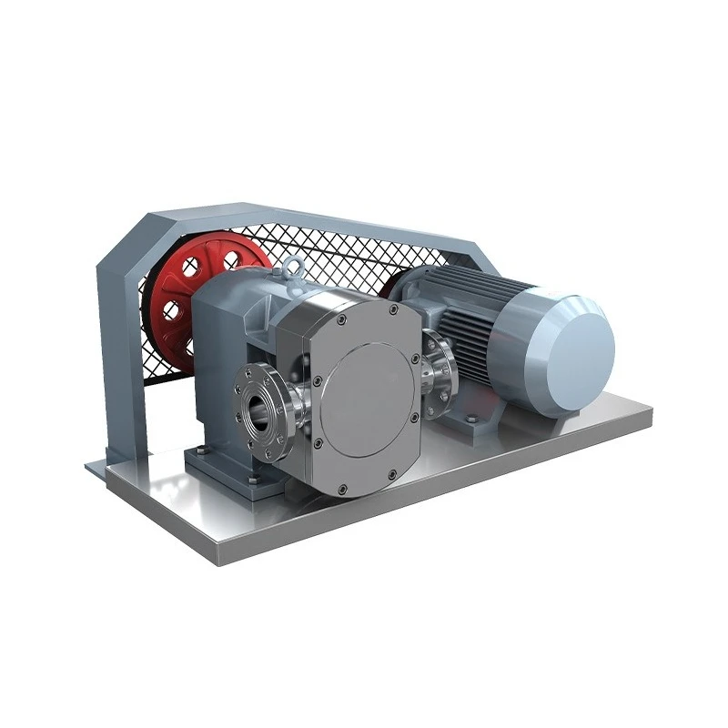 No leakage, high temperature viscosity, high precision conveying stainless steel metering cam rotor pump