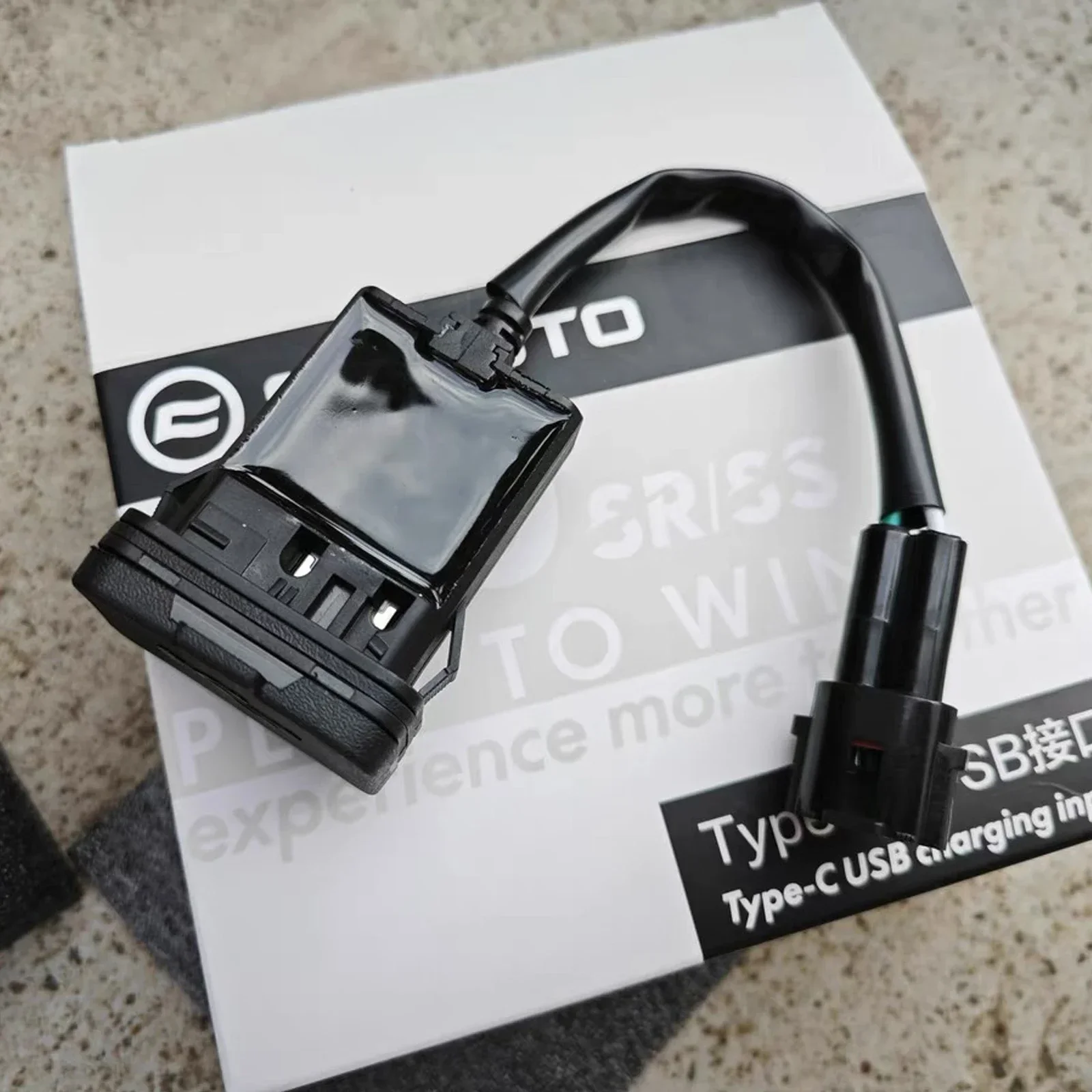 

For CFMOTO Papio XO-01 XO Racer TRAIL Converter Motorcycle waterproof USB Power Transfer Interface Socket Type-C Port Charge