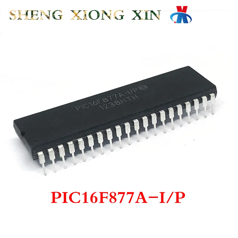 

5pcs/Lot 100% New PIC16F877A-I/P DIP-40 8-bit Microcontroller -MCU PIC16F877A PIC16F877 Integrated Circuit