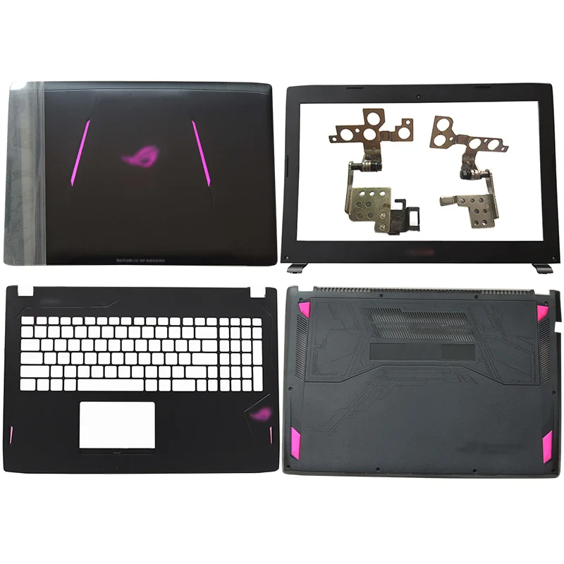 

NEW Laptop LCD Back Cover/Front Bezel/Hinges/Palmrest/Bottom Case For ASUS ROG Strix FZX60 ZX60 FX60 FX60V FX60VM ZX60VM