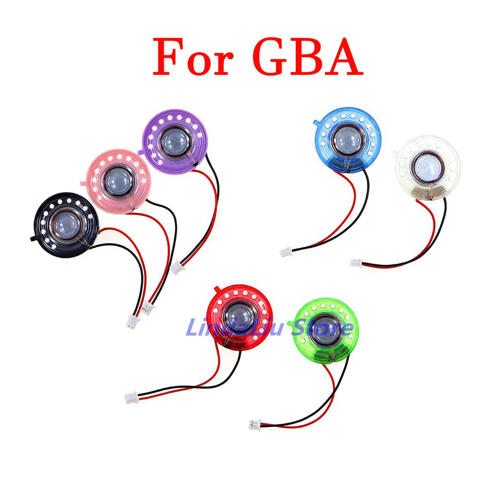 ลำโพงเสียงสีสันสดใส1ชิ้นพร้อมสายเปลี่ยนสำหรับ gameboy Advance สำหรับอุปกรณ์เสริมเกมลำโพง GBA