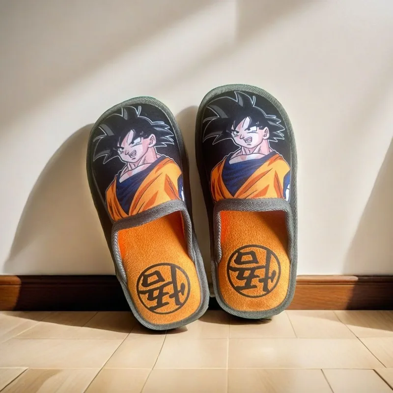 

New Dragon Ball Animation Goku Personality Cute Cartoon HD Home Indoor Non-slip Slippers Kawaii Theme Hotel Slippers Wholesale