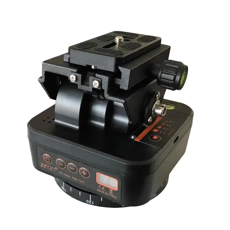 360° Panoramic Rotation Wireless Remote Control - Electric Pan/Tilt, Compatible with Mirrorless Cameras and Smartphones
