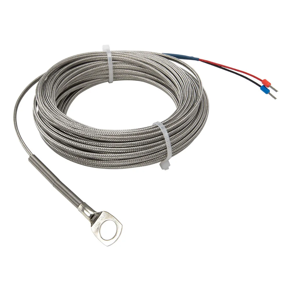 

FTARR03 K type high temperature 10m metal screening cable ring head 3D printer ungrounded thermocouple temperature sensor