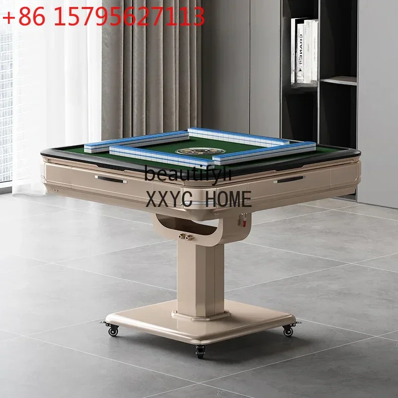 

Автоматическая машина для маджонга, бытовая складная американская горка, обеденный стол, двойной стол для маджонга, четырехпортовый