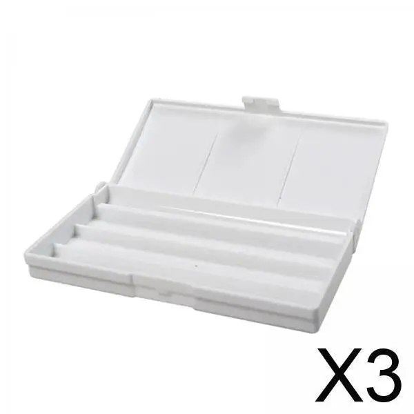 3x Watercolor Palette with Cover Empty Leakproof Watercolor L
