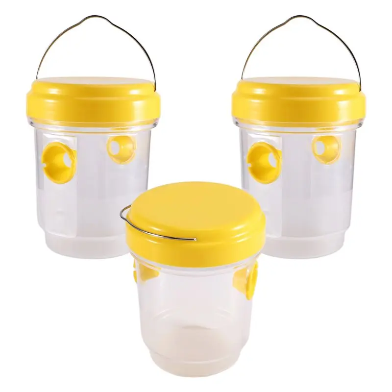 Immagine 3: AB33-3PCS Trappole per insetti da esterno, trappole per api da appendere, trappole per mosche della frutta, trappole per vespe, 