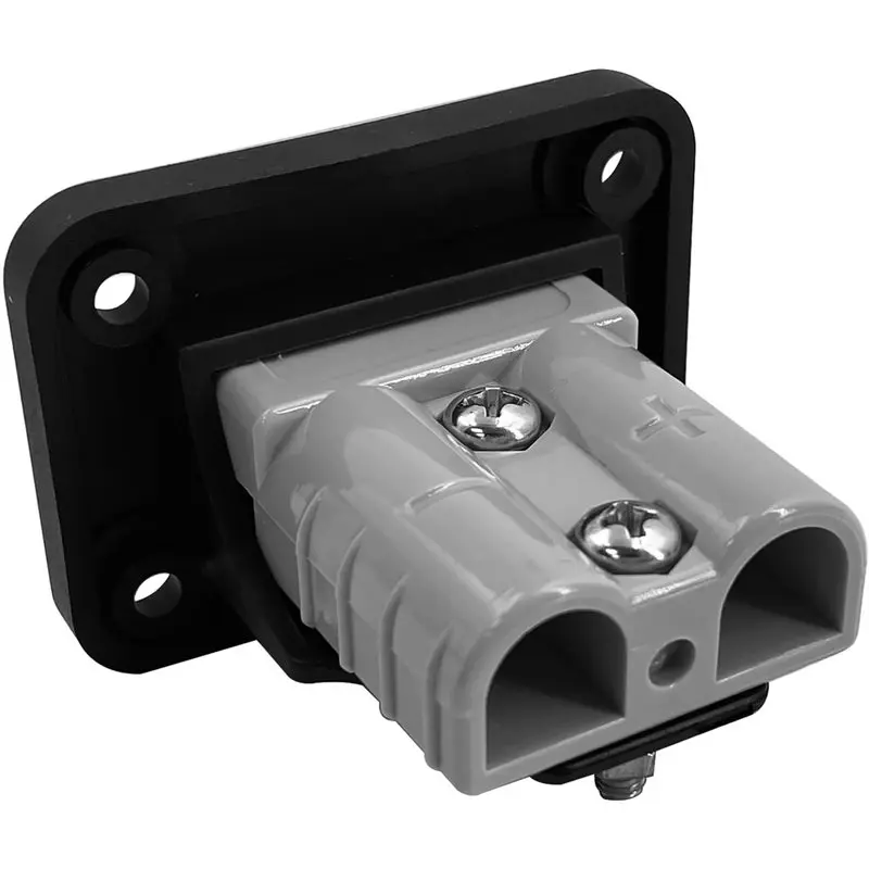 CQMF-5Pcs 50A Flush Mount Bracket For Plug Charging Panels Connectors For Ship Yacht RV Passenger Car Panel Socket