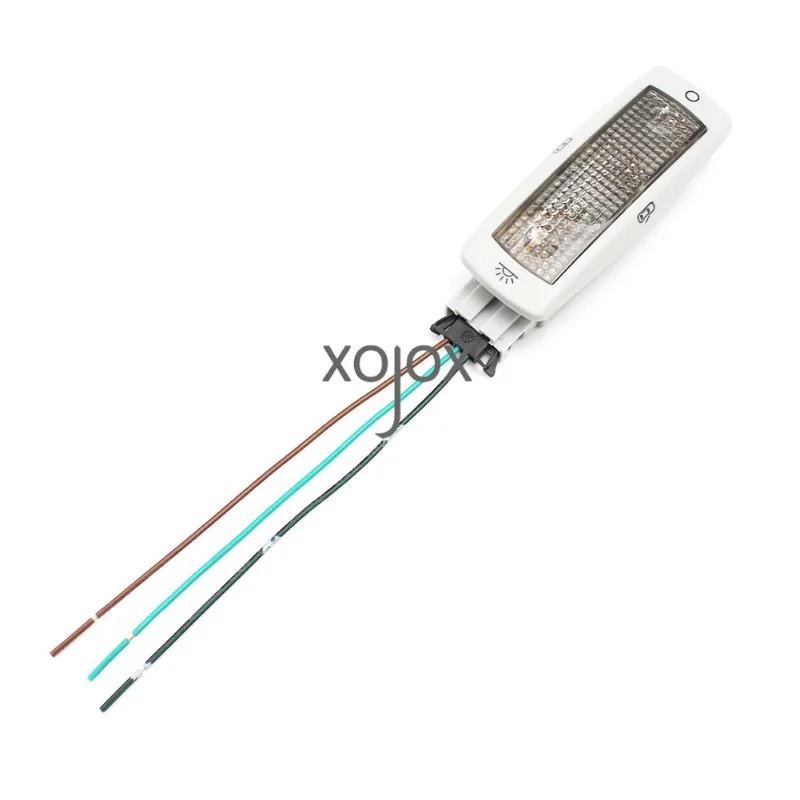 XOJOX-Lámpara de luz trasera de lectura para coche, luz de techo gris con Cable, para VW Jetta, Golf, Passat, Beetle, Tiguan, Skoda, Fabia, Superb Seat, 3B0947291