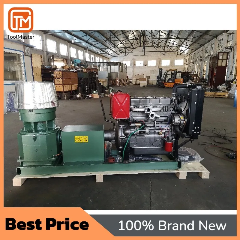 [Best Selling] 55 HP  Engine Powered Biomass Chicken Rabbit Cow Horse Feed Mill Corn Maize Pellet Making Machine Mill
