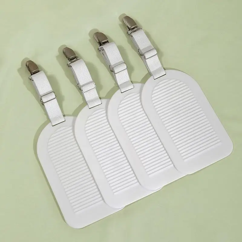 Adjustable Elastic Bed Sheet Clips Long Lasting Non-Slip Bedding Fasteners for Home Hotel Daily Use