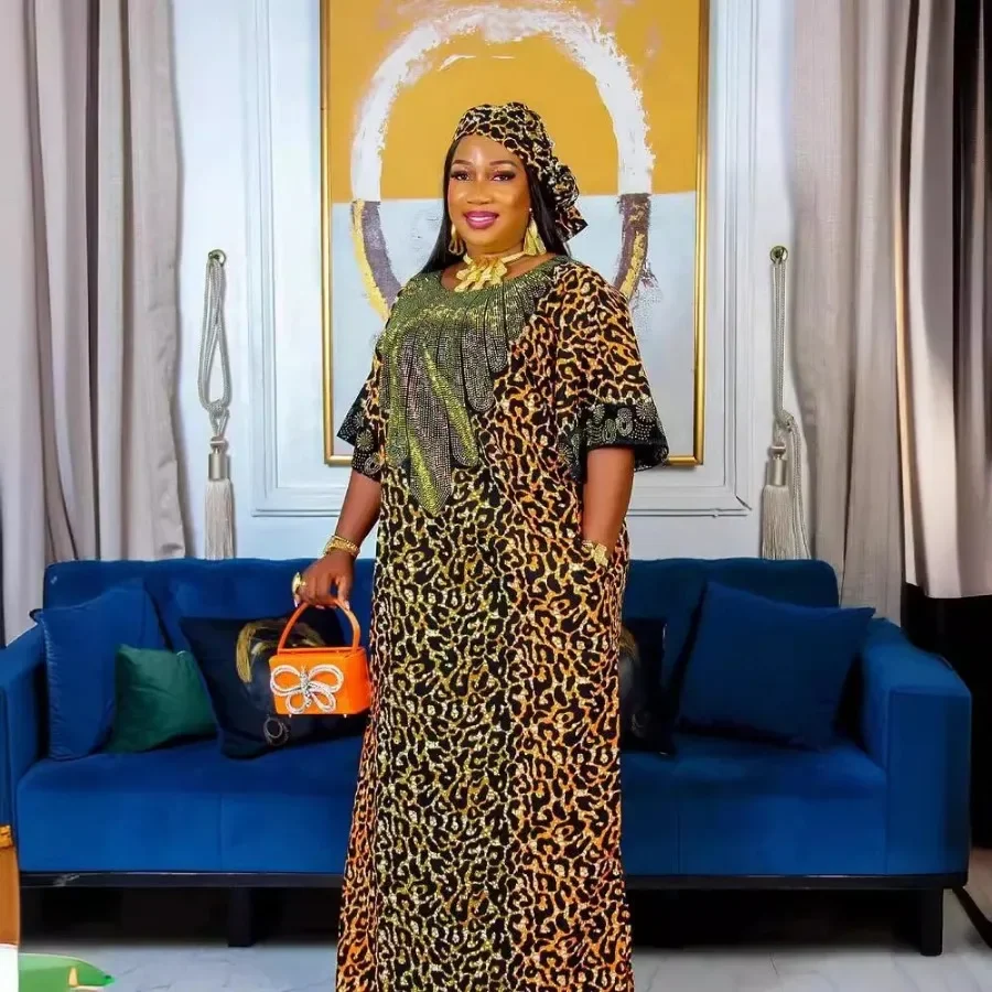 African Dresses for Women Traditional Africa Clothing Dashiki Ankara Outfits Gown Abayas Robe Muslim Kaftan Maxi Long Dress 2024