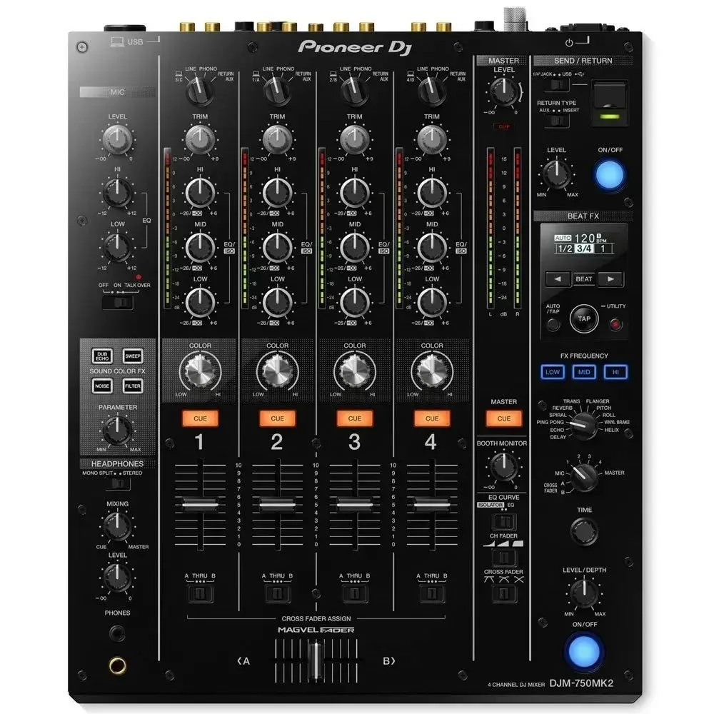 

НОВЫЕ СКИДКИ НА АКЦИОННЫЕ ПРЕДЛОЖЕНИЯ: 4-канальный DJ-микшер Pioneer DJ DJM-750MK2