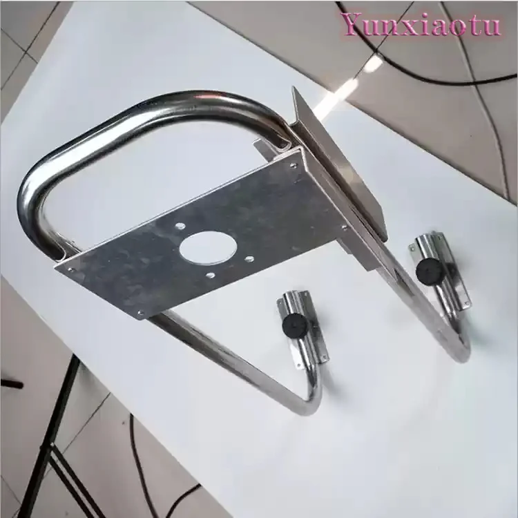New Product FUNSOR Stainless Steel Rubber Boat Assault Boat Front Control Outboard Motor Direction Control Console, Simple