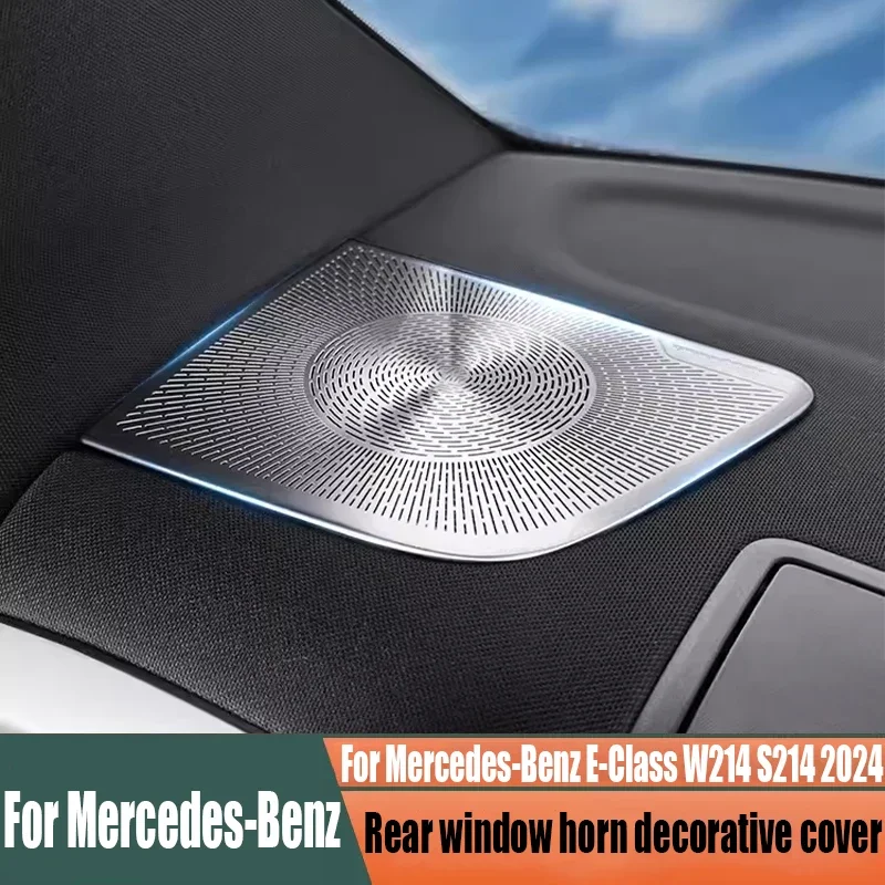 Cubierta decorativa de protección de bocina de ventana trasera, accesorios de decoración interior de coche para mercedes-benz Clase E W214 S214 2024