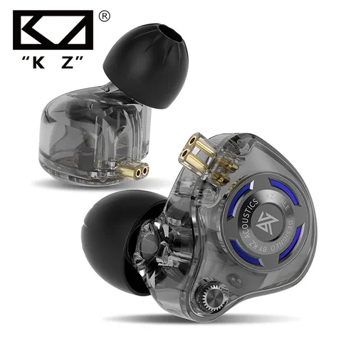 Imagen 1 del producto KZ Gale Auriculares intrauditivos para juegos E-sports Bass Auriculares de metal para videojuegos Auriculares con sonido en vivo para escenario