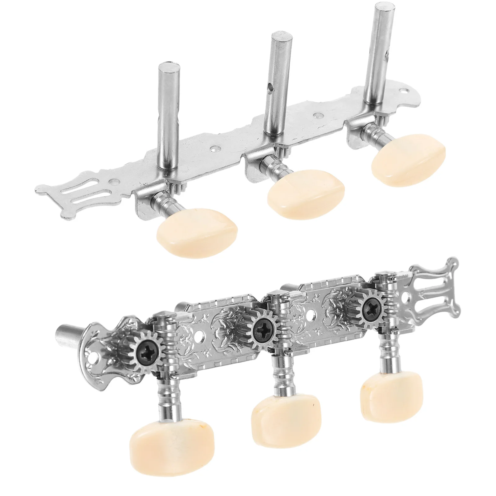 

2Pcs Guitar Tuning Pegs Resin Metal Durable Replacement Classical Guitar String Peg Tools Left Right-Handed Accessories