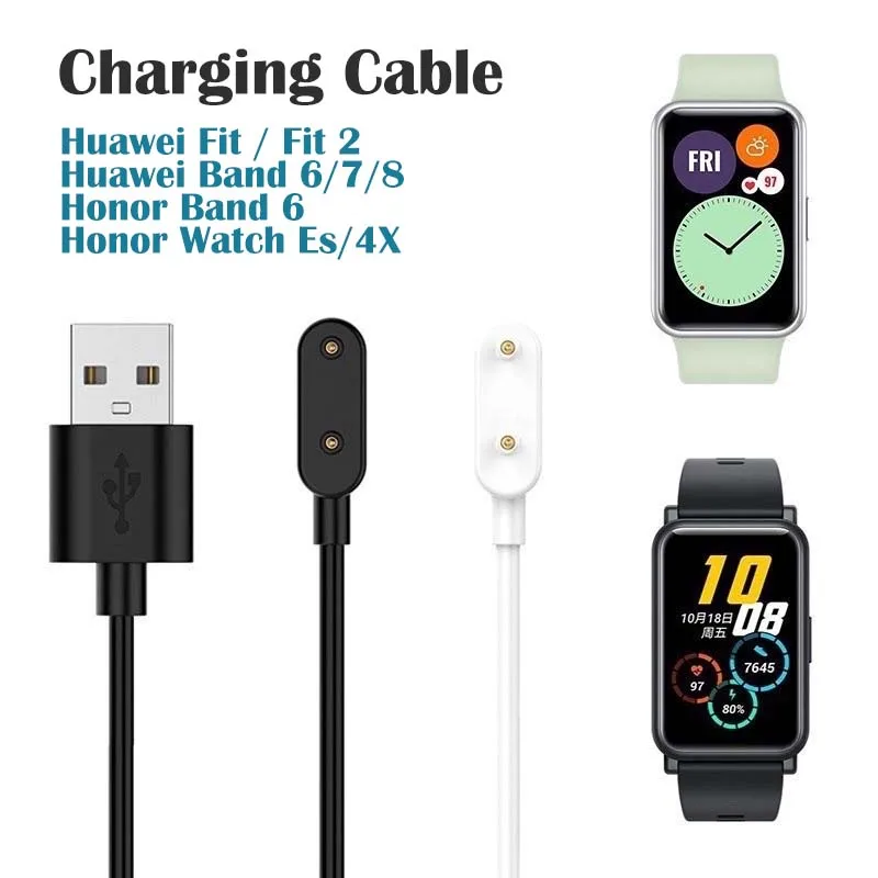 Cabo Carregador Sem Fio para Huawei Watch Band 6 7 8 Fit /Fit 2 Honor Smart Watch Dock Adaptador USB Tipo C de Carregamento Rápido