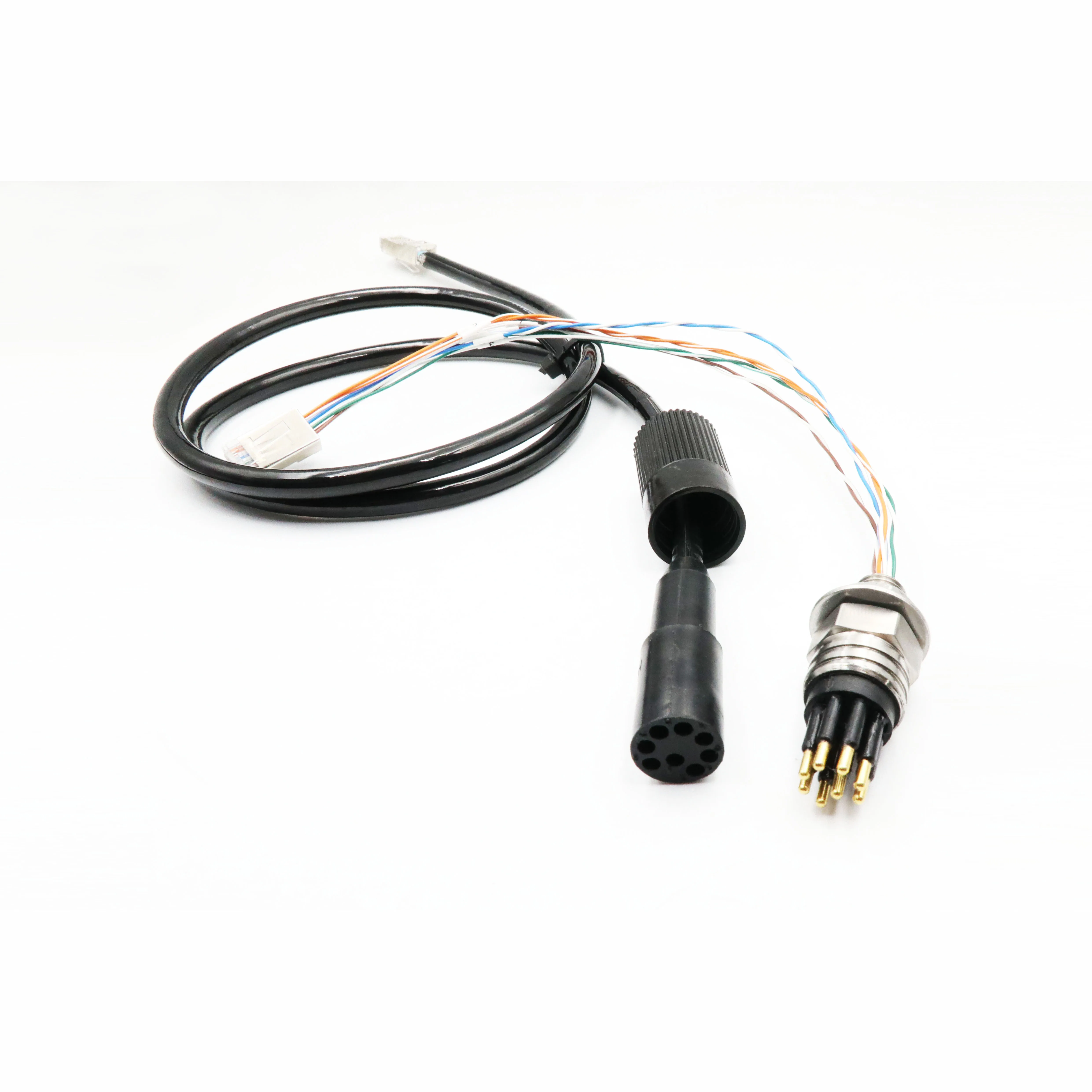Ethernet 8-core Waterproof Connector, Gigabit Ethernet Cable, Underwater Propagation signal Plug