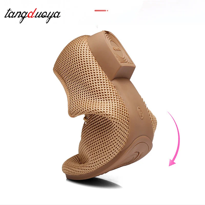 Women's Mesh Dance Shoes Latin modern Salsa dance shoes Soft Bottom Teacher Square Dance Shoes Latin Dance Shoes Rubber Sole