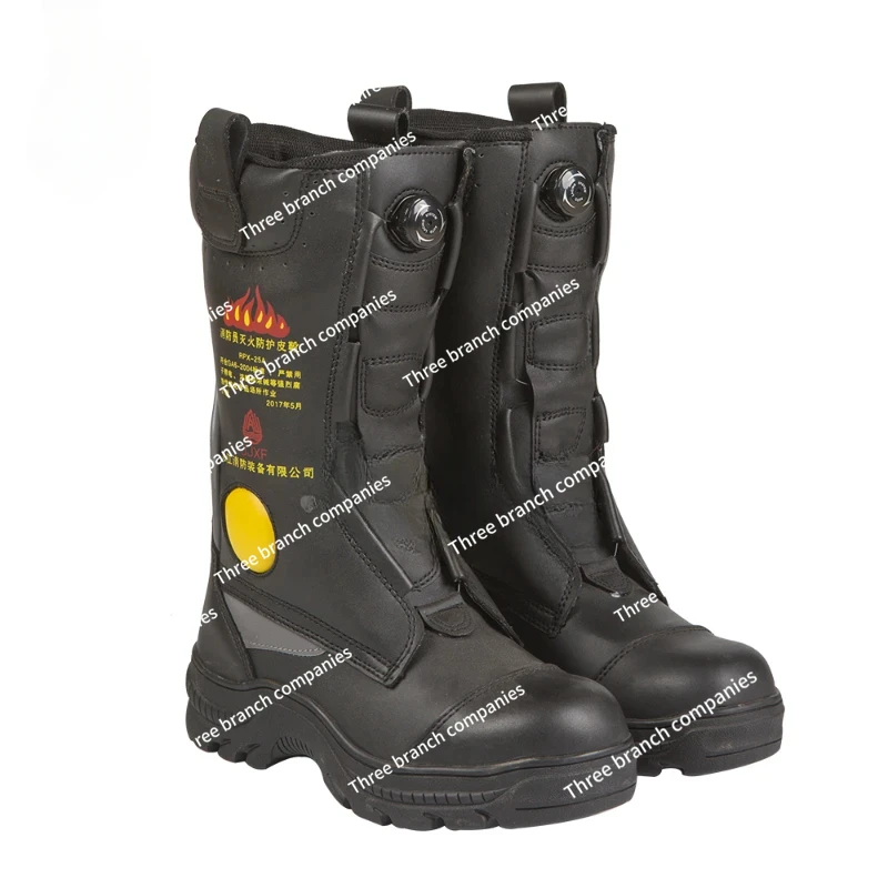 

Новые кожаные рабочие ботинки, ботинки пожарного