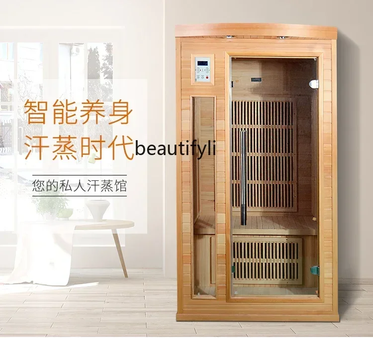 CC182R sauna de vapor de sudor por infrarrojos lejanos, sala de vapor seca para el hogar, salón de belleza, sala de fisioterapia, soporte personalizado