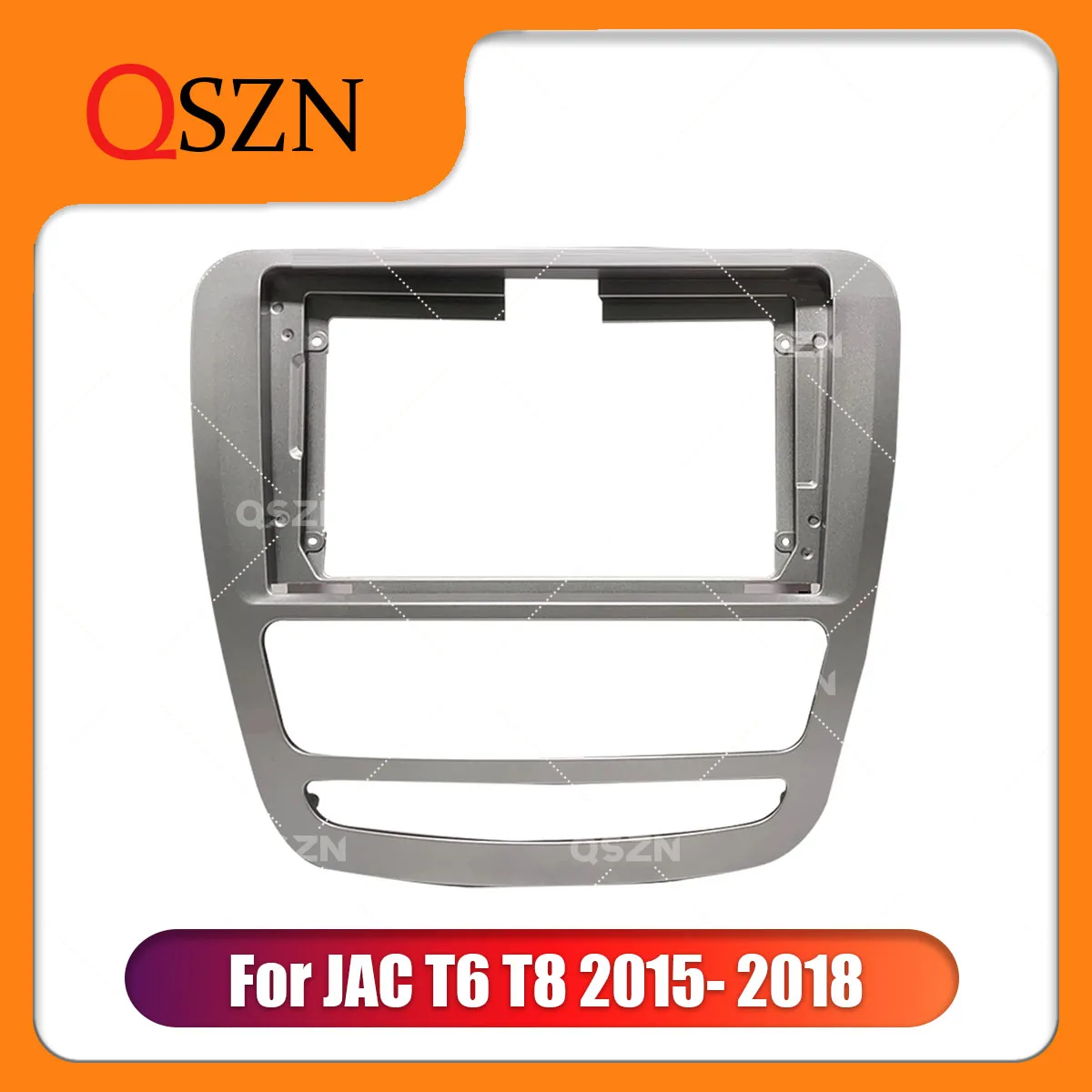 QSZN 9 Inch Car Frame Fascia For JAC T6 T8 2015 2016 2017 2018  Bezel Panel Fitting Frame Dashboard Mount Kit 2 Din