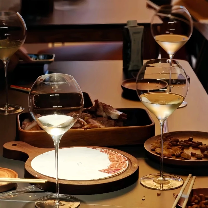 

Сверхлегкие бокалы для белого вина, хрустальные бокалы для шампанского, бокалы для красного вина с каплями воды, высококачественная коктейльная чашка