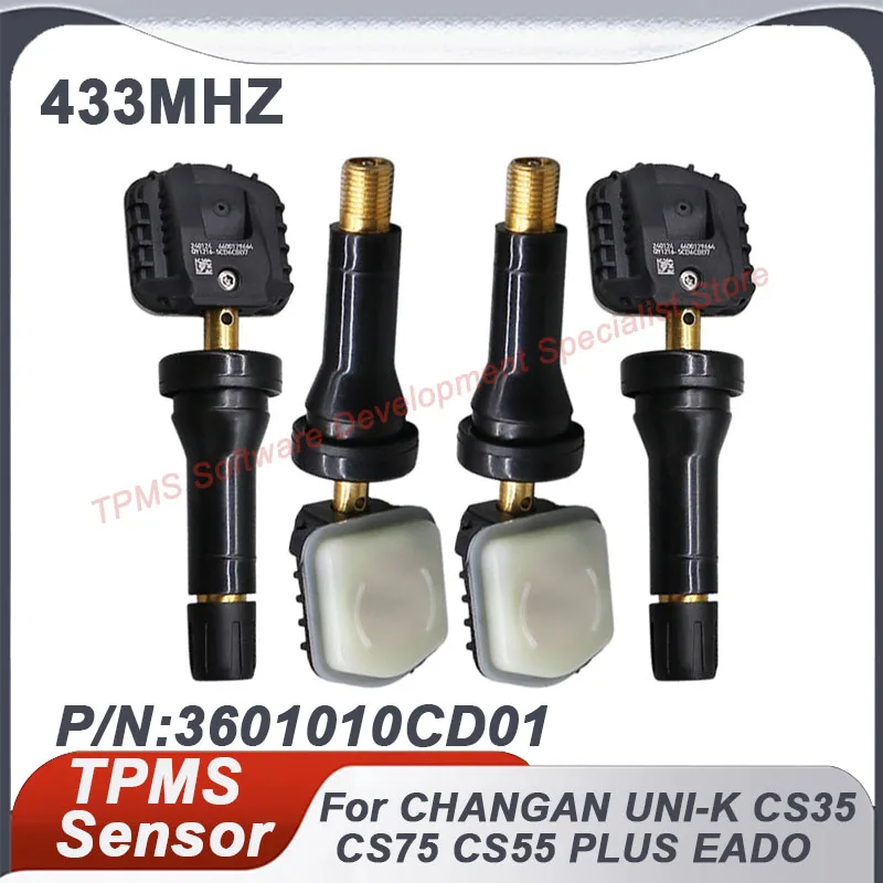

Датчик давления в шинах 433 МГц TPMS для Changan SC75 PLUS SC35 SC55 EADO Raeton UNI-K UNI-T 3601010CD01 1/4 шт.