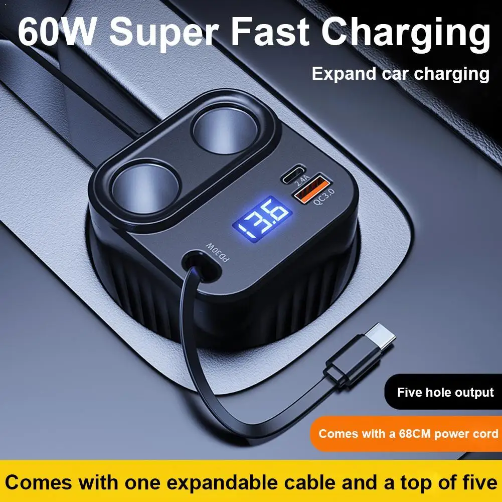 60W Multi-Port Fast…