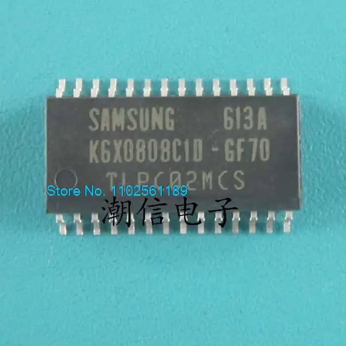 

10PCS/LOT K6X0808C1D-GF70 SOP-28