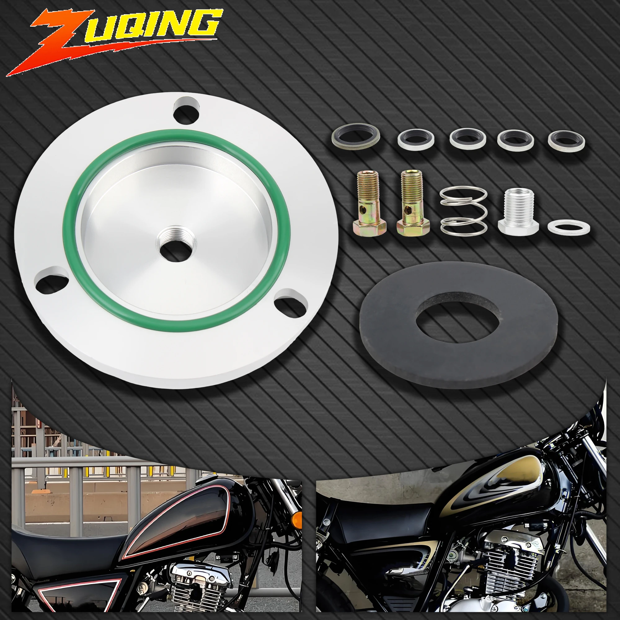 

Motorcycle Oil Cooler Adapter Radiator Cover For GN125 GZ125 GSX 125 EN125 125cc Pit Dirt Bike Motocross Accessories