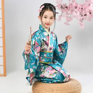 Bộ kimono hoa anh đào rực rỡ của Nhật Bản, cosplay nữ, trang phục biểu diễn trường học, bộ truyền thống cho tiểu học 12 Tắm phòng tắm bán hàng chính Primark - №10