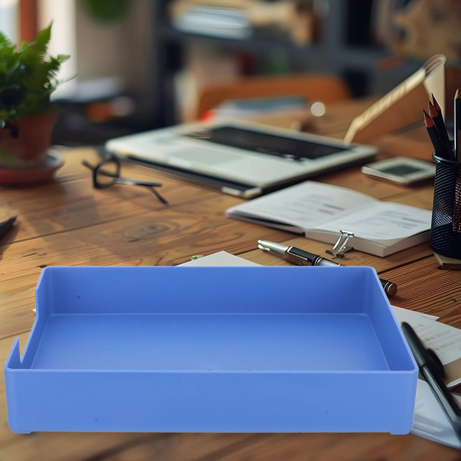 

File Storage Box Organizers and Desk Plastic Desktop Stationery Organiser Outdoor