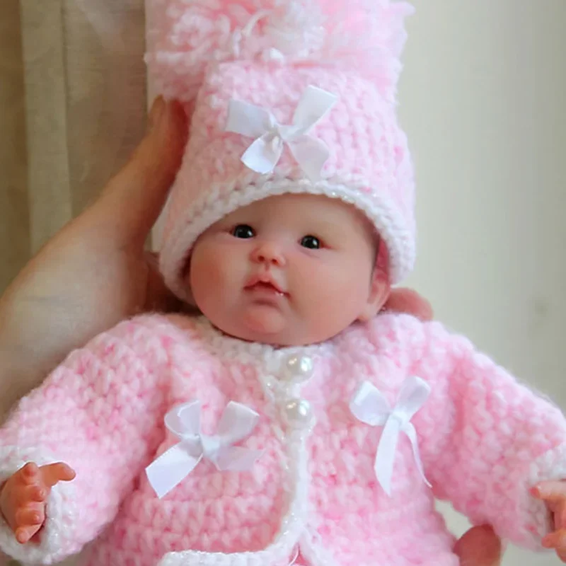 10Inch Mina Mini Reborn Doll Kit Onvoltooide Ongeverfde Pop Onderdelen Bevatten Lichaam en Ogen Geef je Kind Verjaardag Kerstcadeau