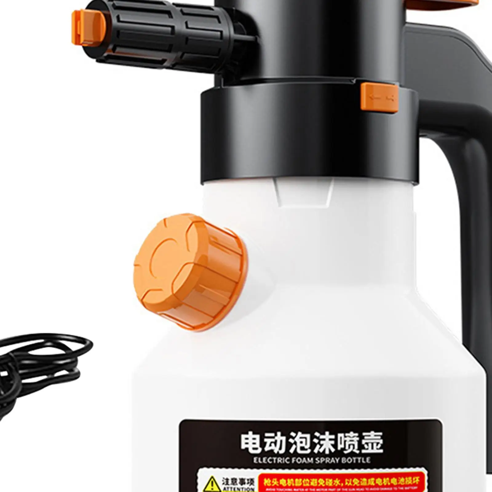 Electric Car Foam Sprayer Handheld Foamer Automatic Pressurized Foam Sprayer for Car Beauty and Cleaning Car Washing Home