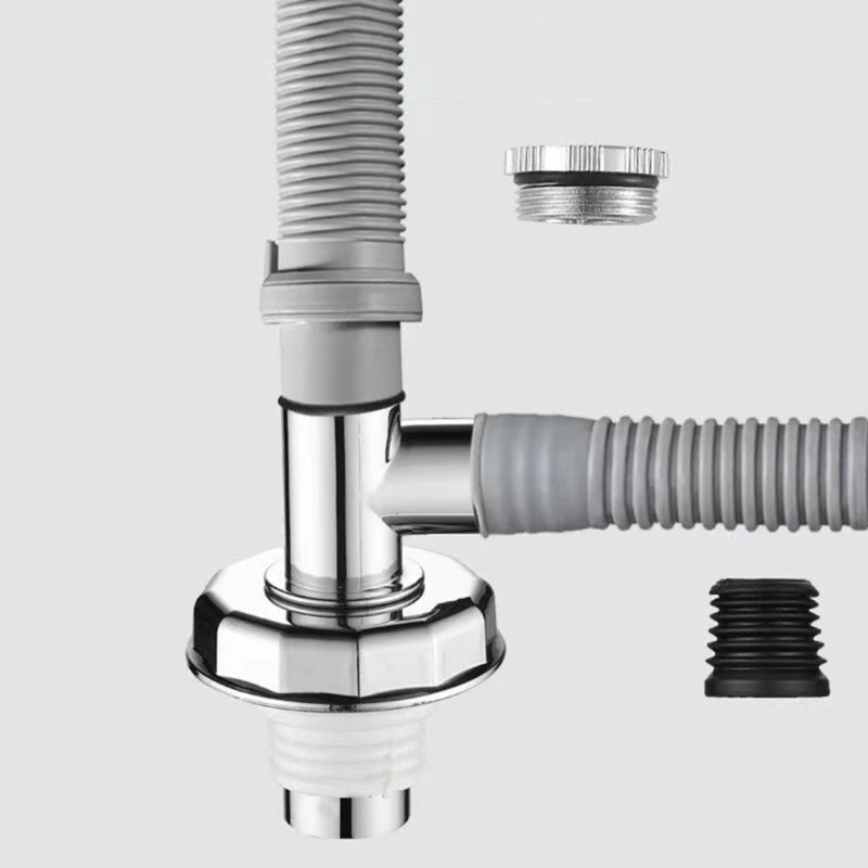 ตัวเชื่อมต่อท่อระบายน้ำชั้นเครื่องซักผ้าอะแดปเตอร์ท่อระบายน้ำชั้นป้องกันการล้น