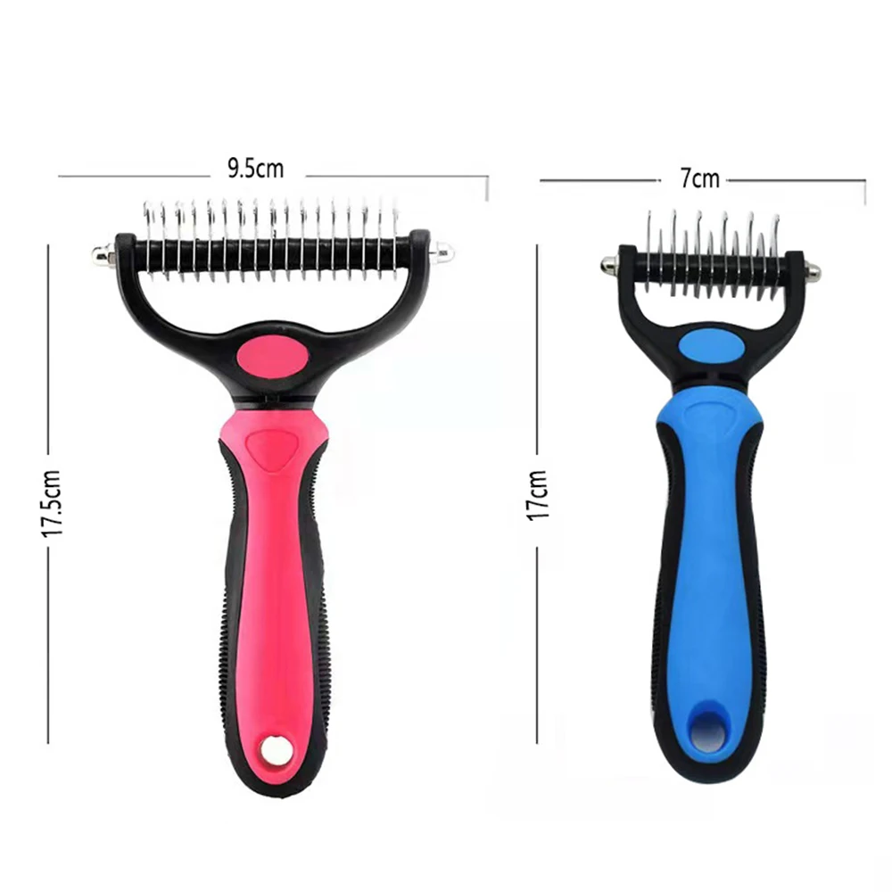 Pet Deshedding Brush Dog Hair Remover Pet Fur Knot Cutter Prevents Hair Knots Puppy Cat Comb Brushes Pet Shedding Supplies