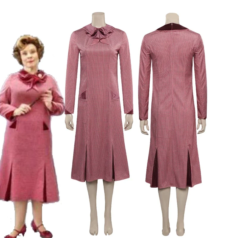 

Платье для косплея Dolres Umbridge, женский костюм для взрослых на Хэллоуин, карнавал, Ранняя Маскировка, костюм для ролевых игр