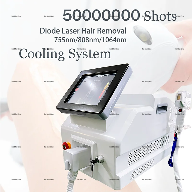 Diode Laser Hair Removal Machine 3000W Depilation Equipment Alexandrite Ice Soprano Titanium Hair Removal Depilacion Profesional