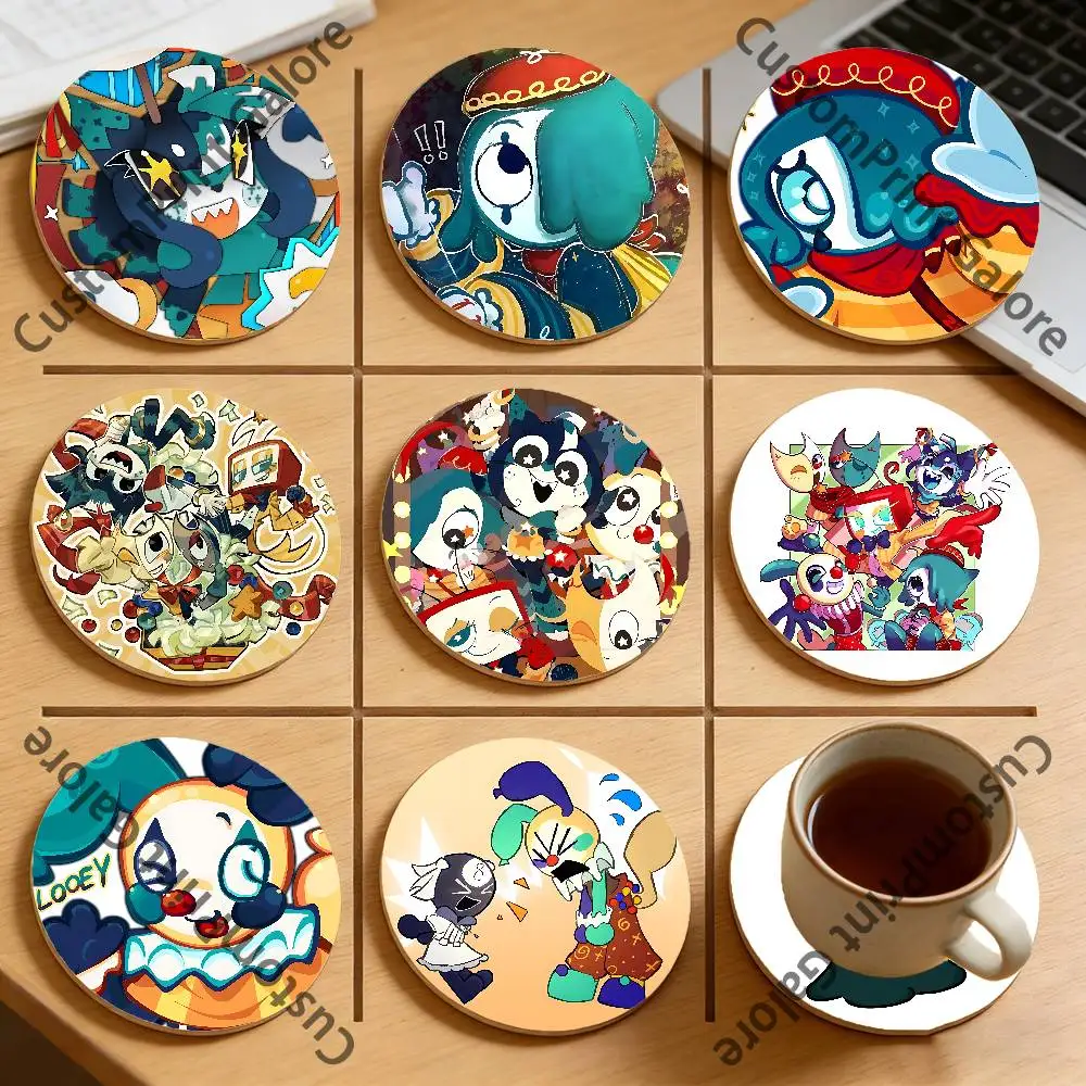 

S-Show-T-Time D-Dandys Heat-Resistant Pine Coasters Lightweight Sturdy for All Drinkware Easy to Clean