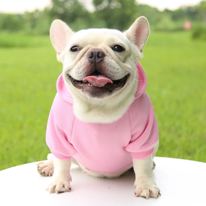 Fleece Pet Clothes Dog Warm Vest Winter Cute Hoodie Sweater Coat Costumes for Small Medium Pet Puppy Shirt Jacket Clothing 2