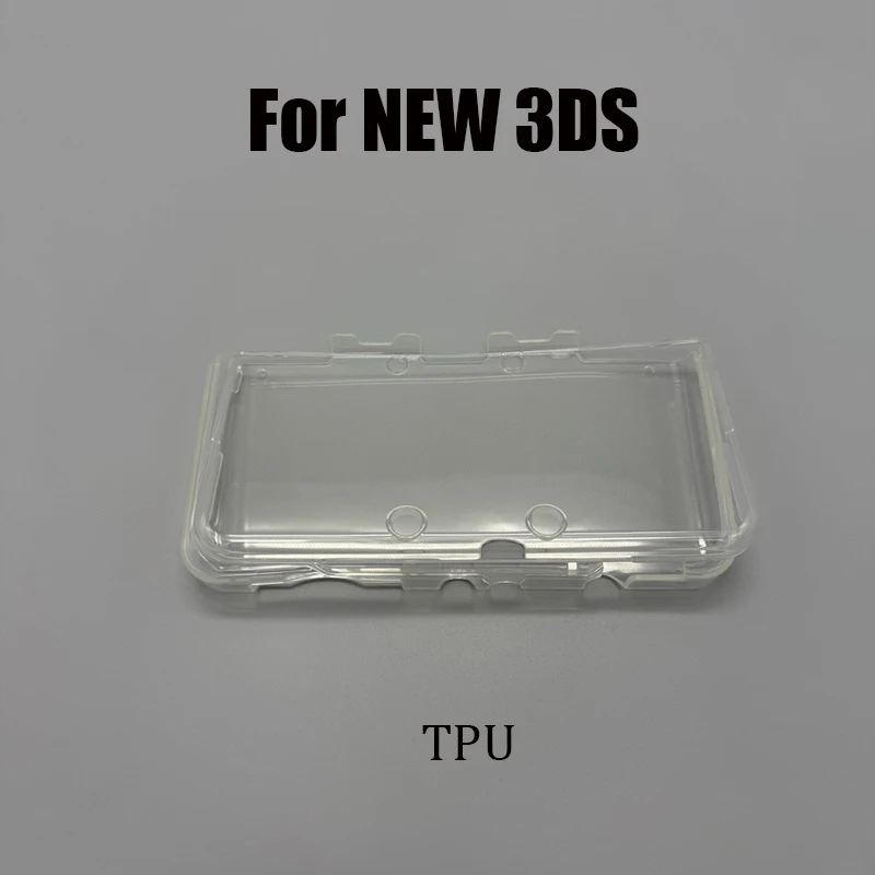 1 szt. Wysokiej jakości silikonowa osłonka TPU do konsoli New 3DS LL/NEW 3DS XL, miękka, kryształowa obudowa ochronna na konsolę do gier. — zdjęcie produktu 4